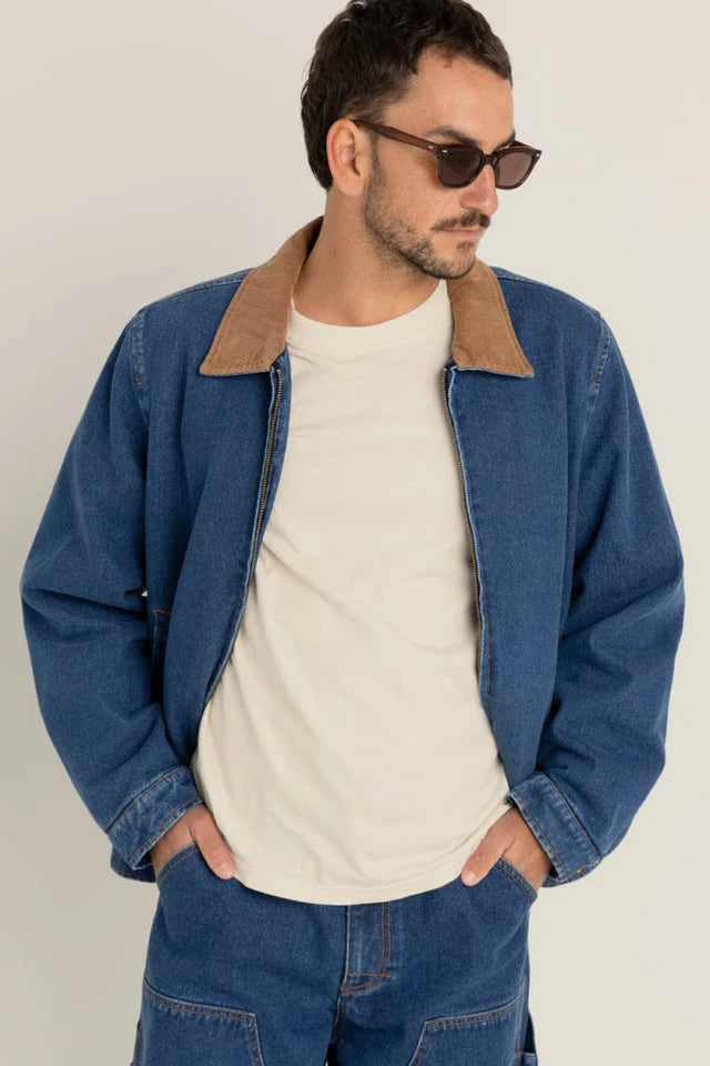 RHYTHM・Washed Denim James Jacket – Colors of Surfing