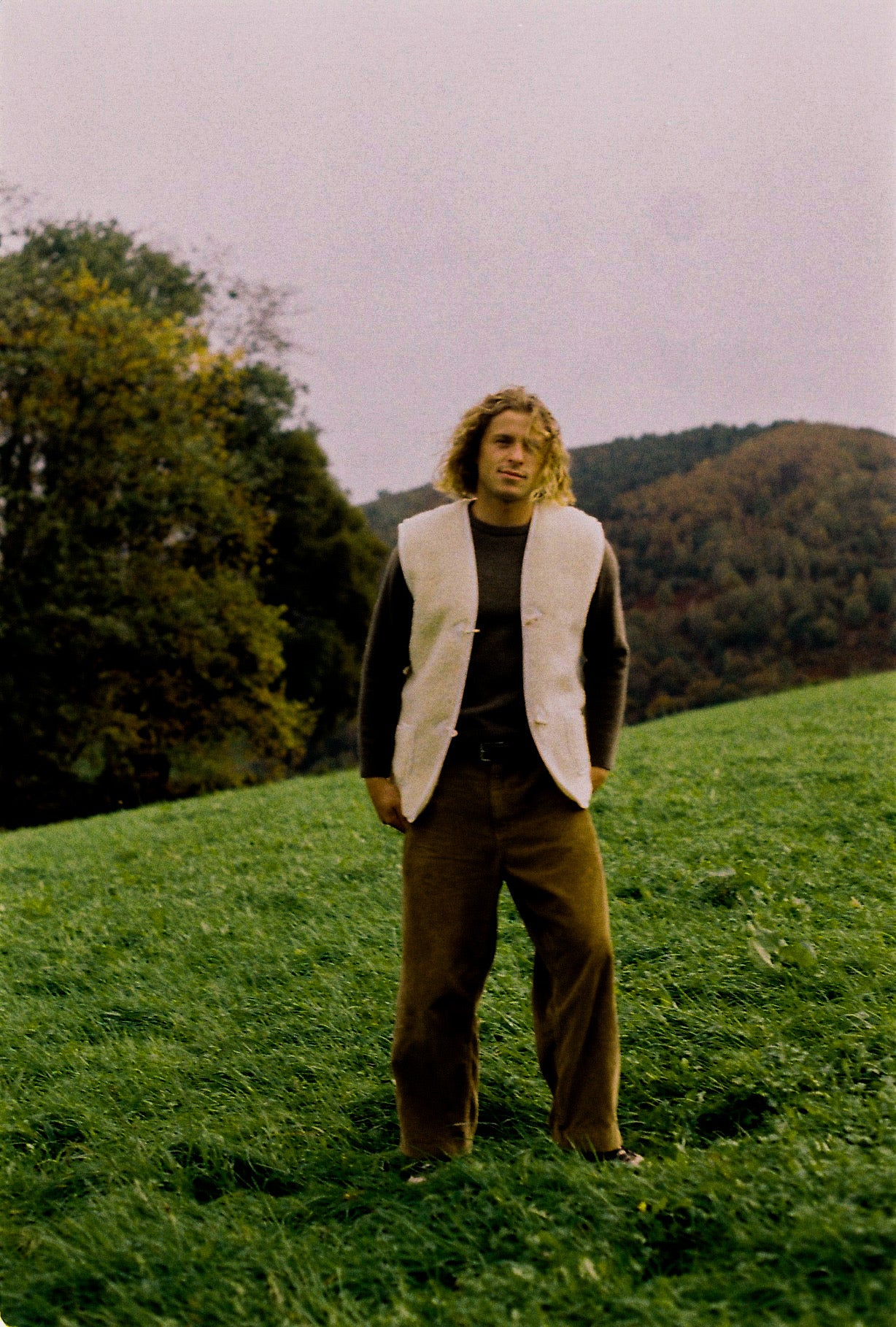 Sheepskin wool cream jacket