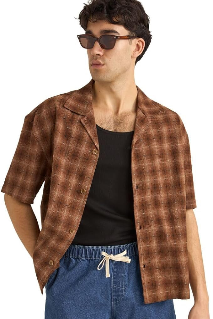 RHYTHM・Relaxed Shadow Check SS Shirt