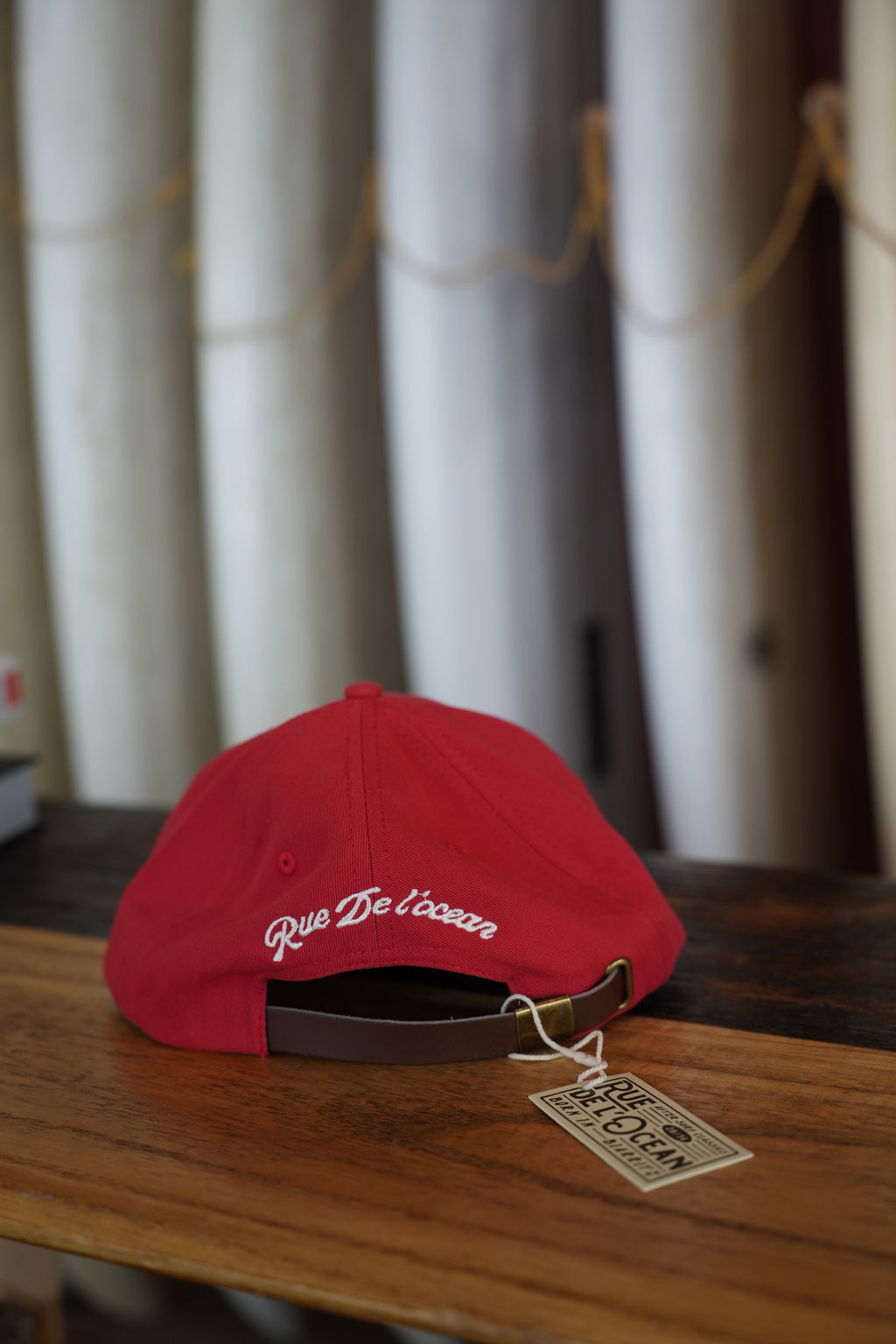 Cap After Surf Club Red・Rue de l'Océan
