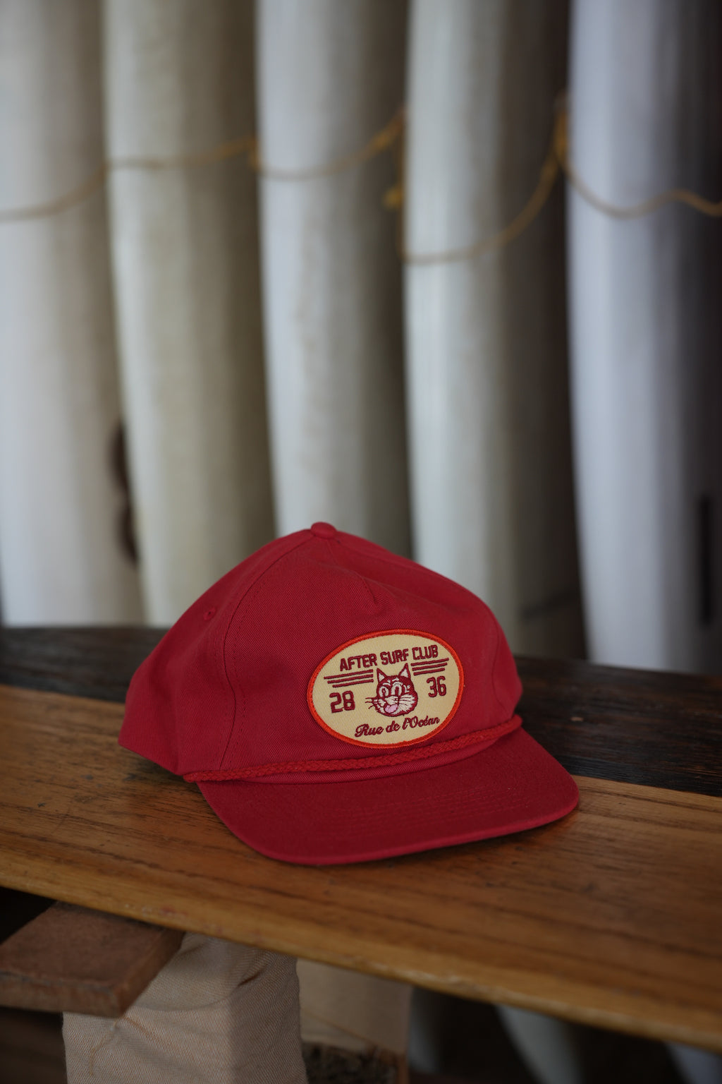 Cap After Surf Club Red・Rue de l'Océan