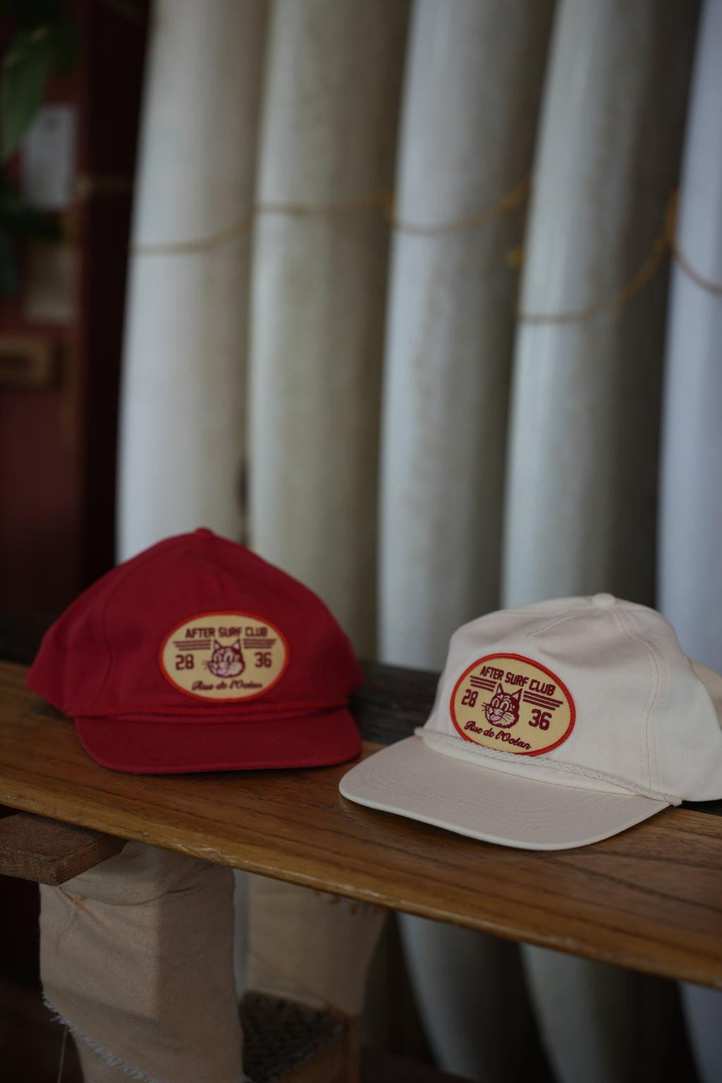 Cap After Surf Club Red・Rue de l'Océan