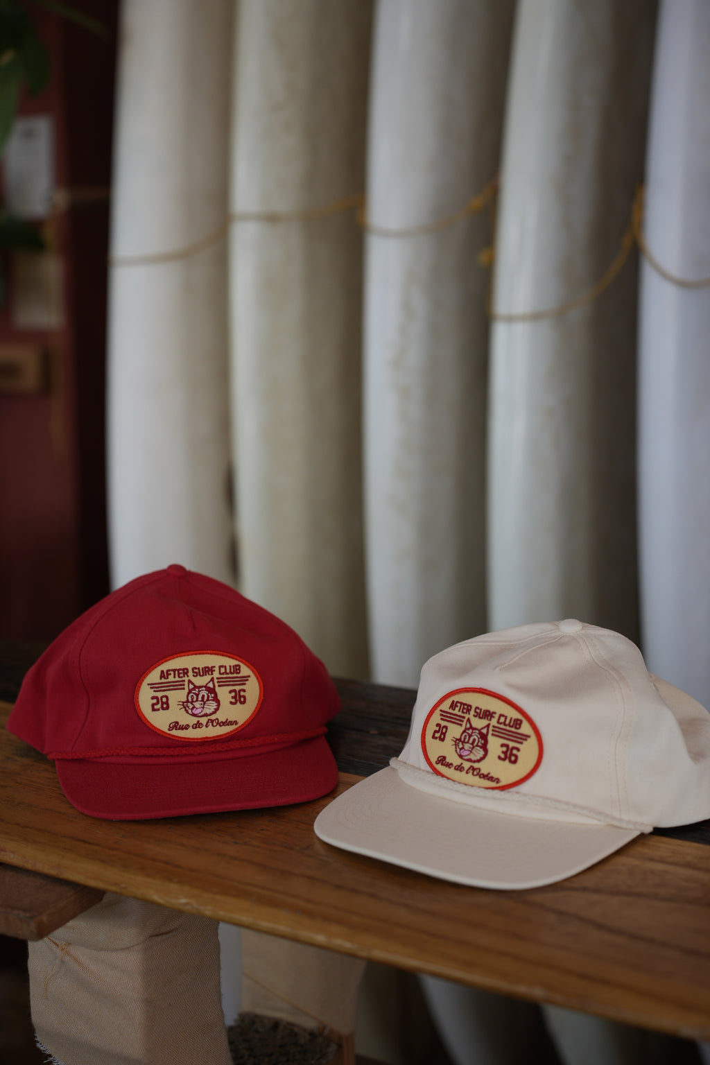 Cap After Surf Club Cream・Rue de l'Océan