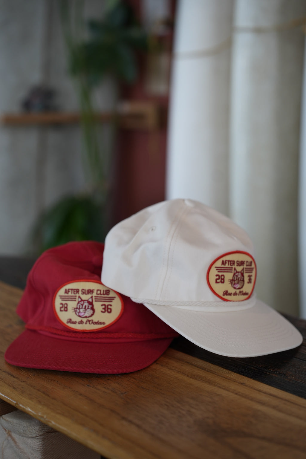 Cap After Surf Club Red・Rue de l'Océan