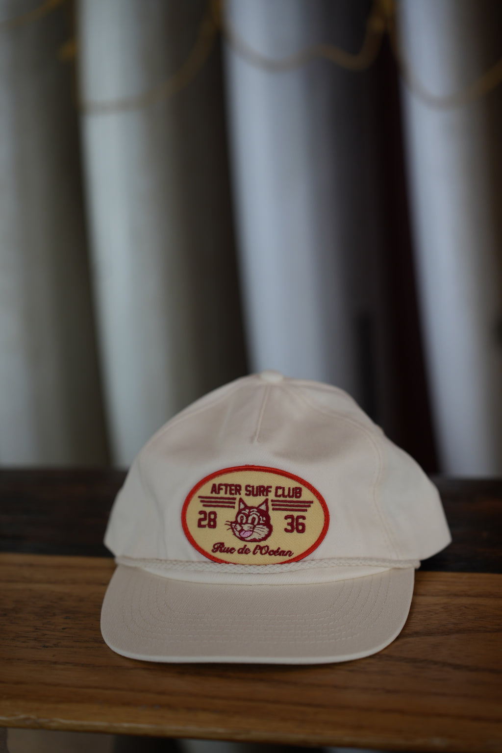 Cap After Surf Club Cream・Rue de l'Océan