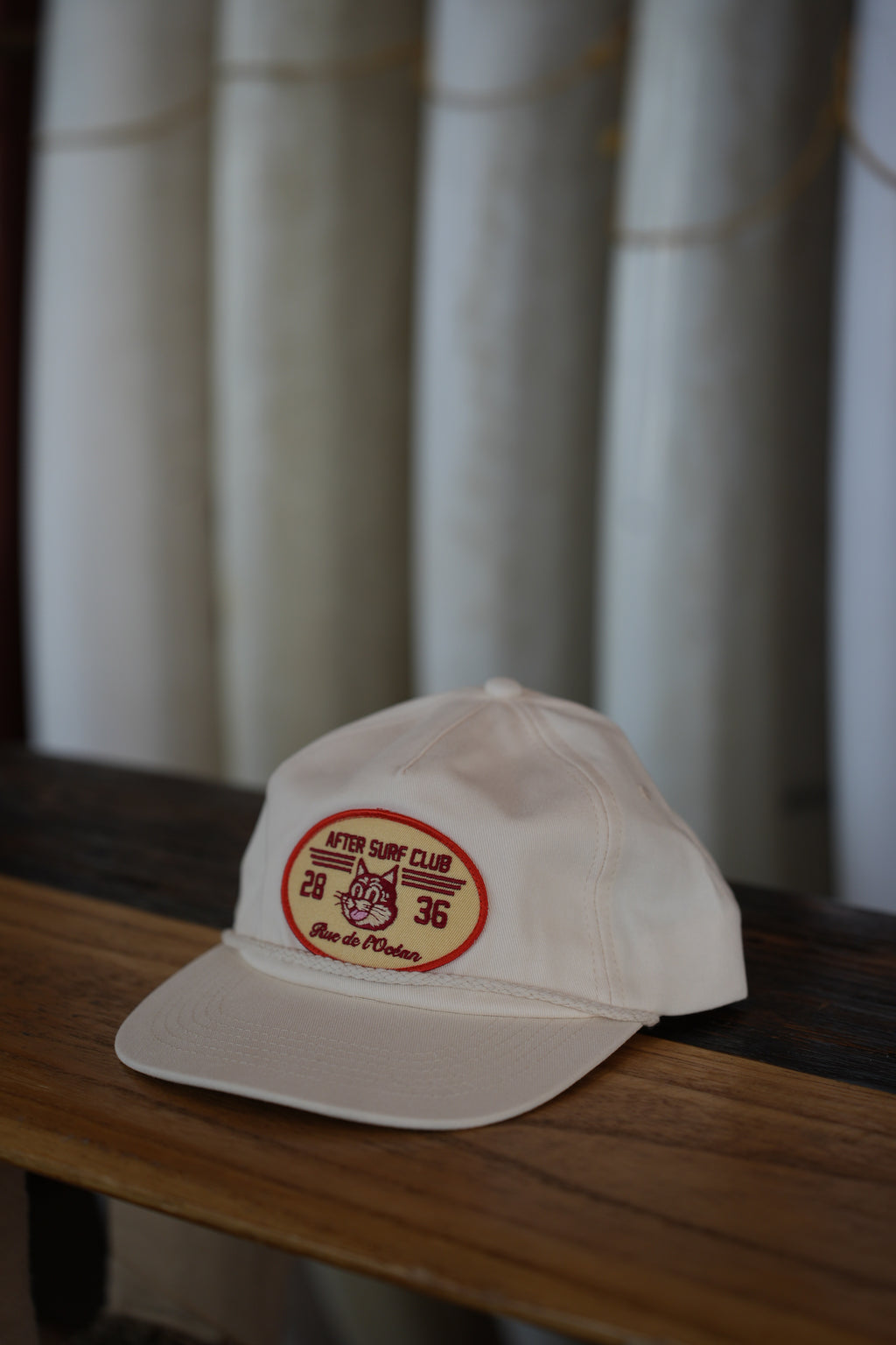 Cap After Surf Club Cream・Rue de l'Océan