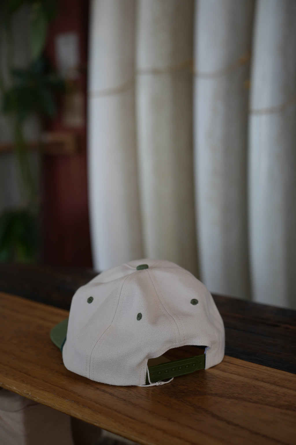 Cap After Surf Club Off White & Green・Rue de l'Océan