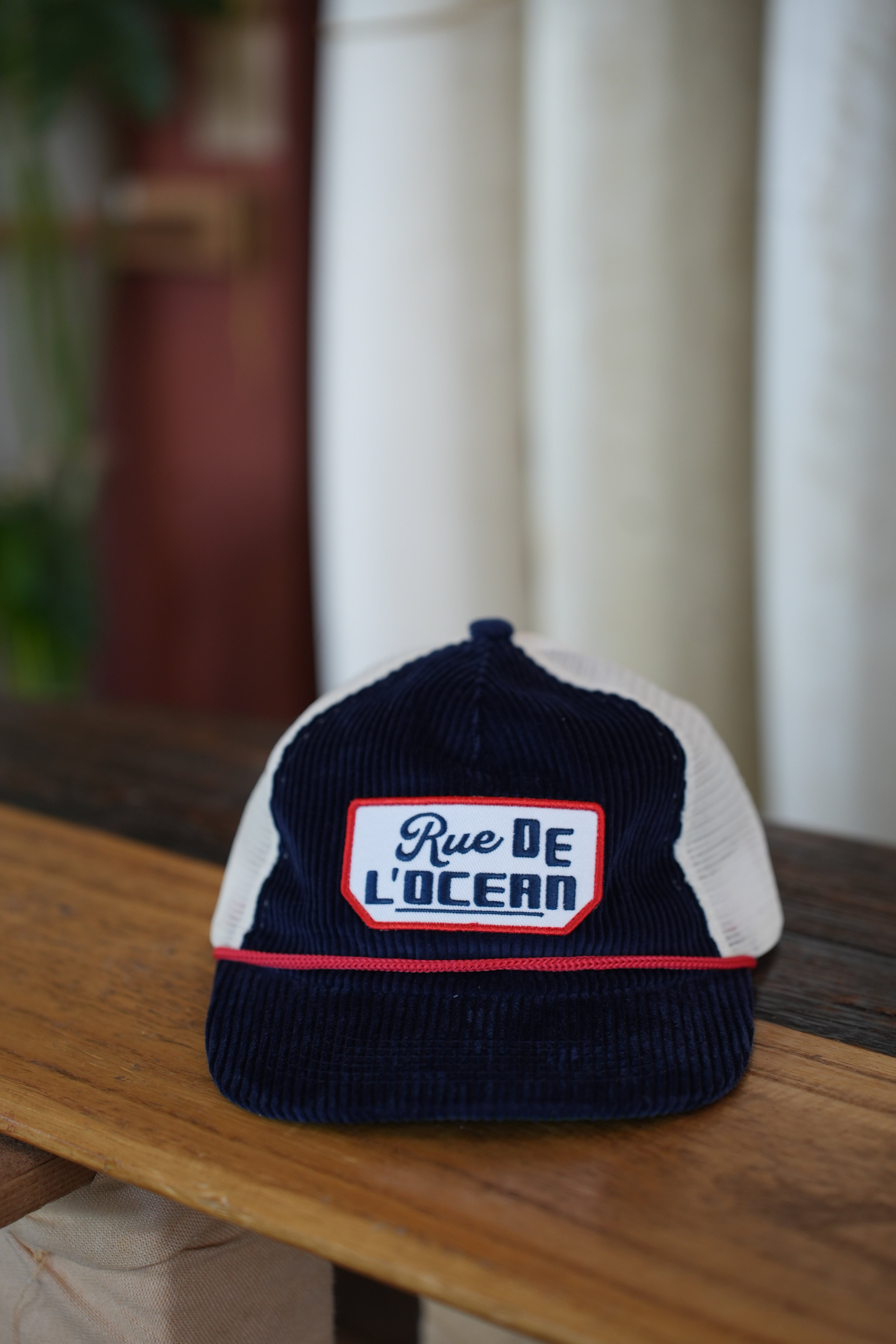 Trucker Cap Navy・Rue de l'océan