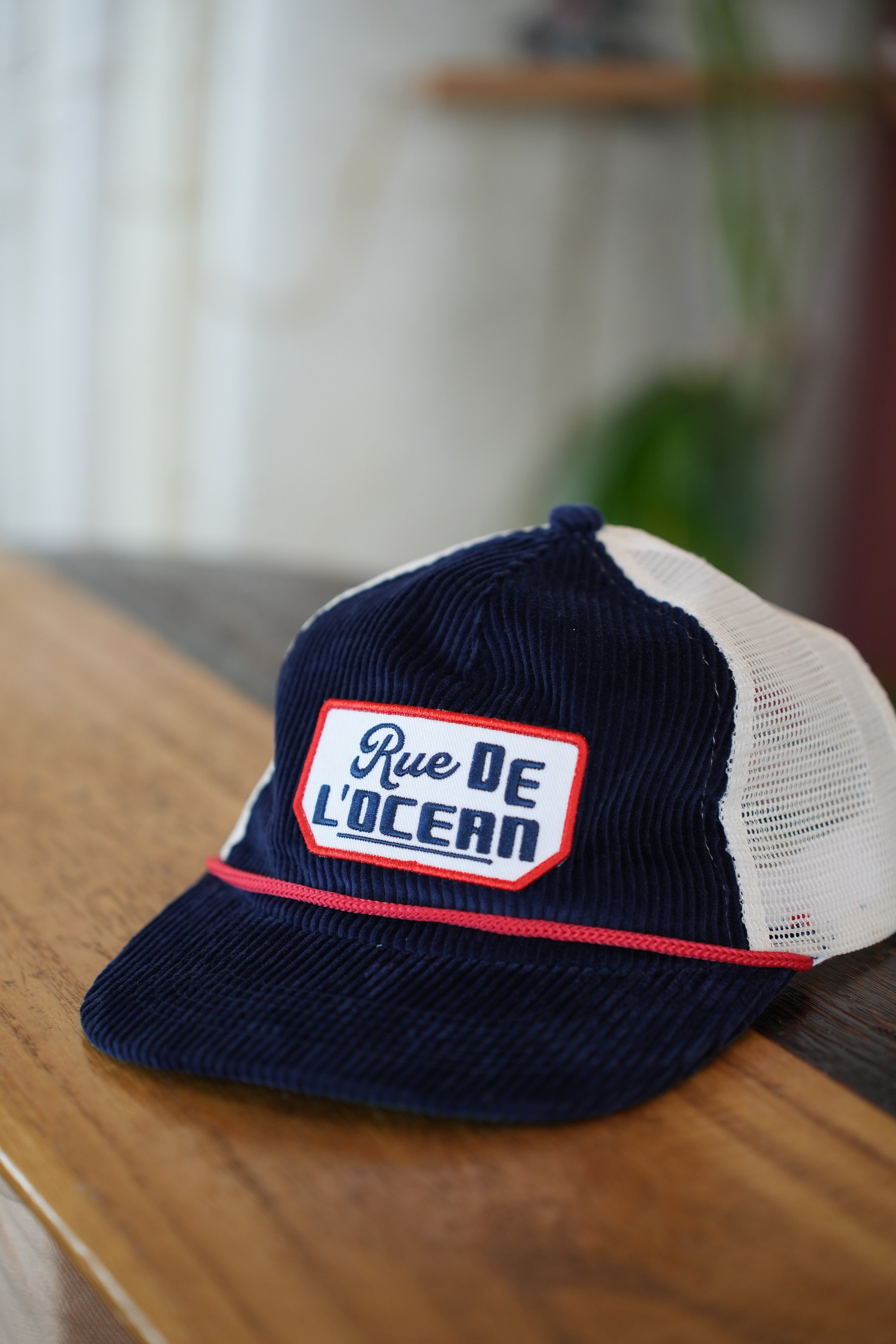 Trucker Cap Navy・Rue de l'océan