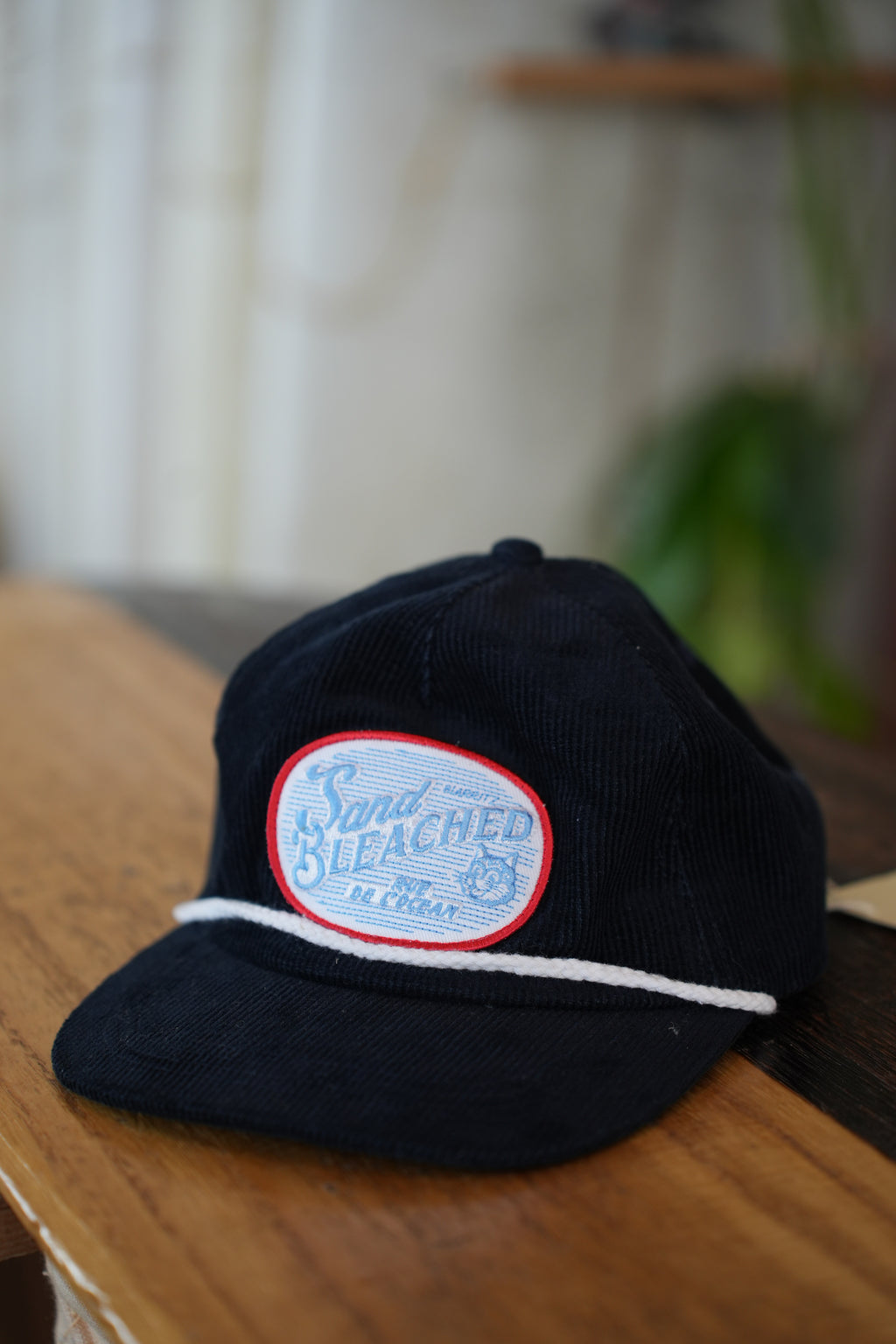 Cap Sand Bleached Navy Cord・Rue de l'Océan