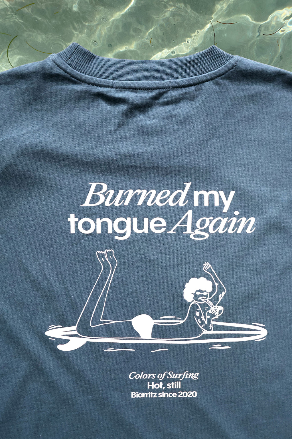 Hot, still · Tee