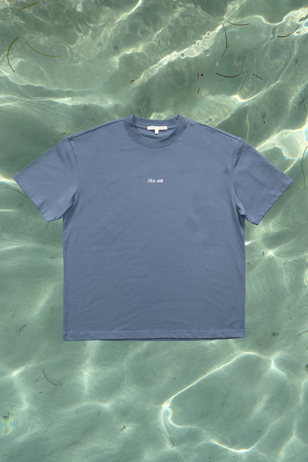 Hot, still · Tee