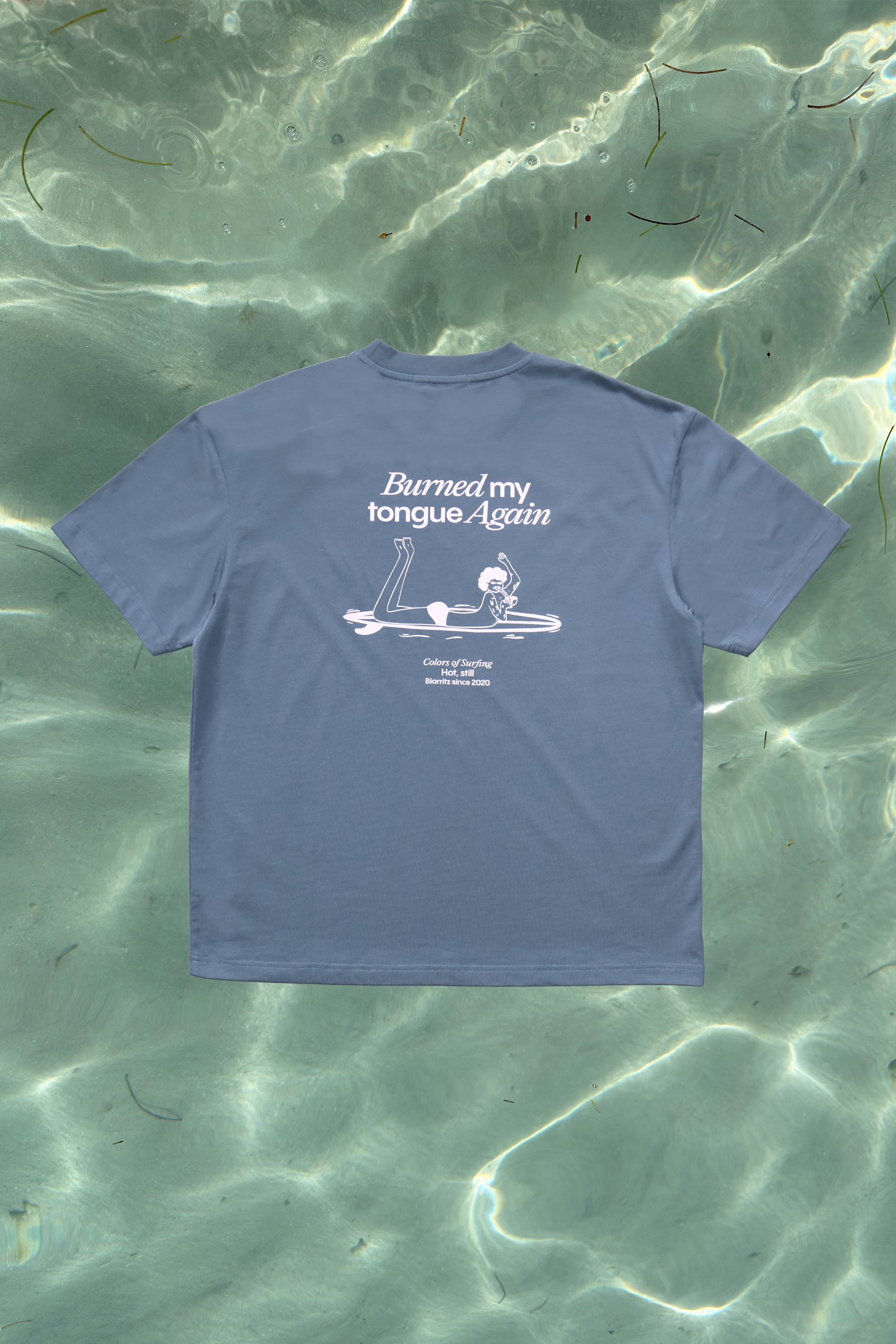 Hot, still · Tee