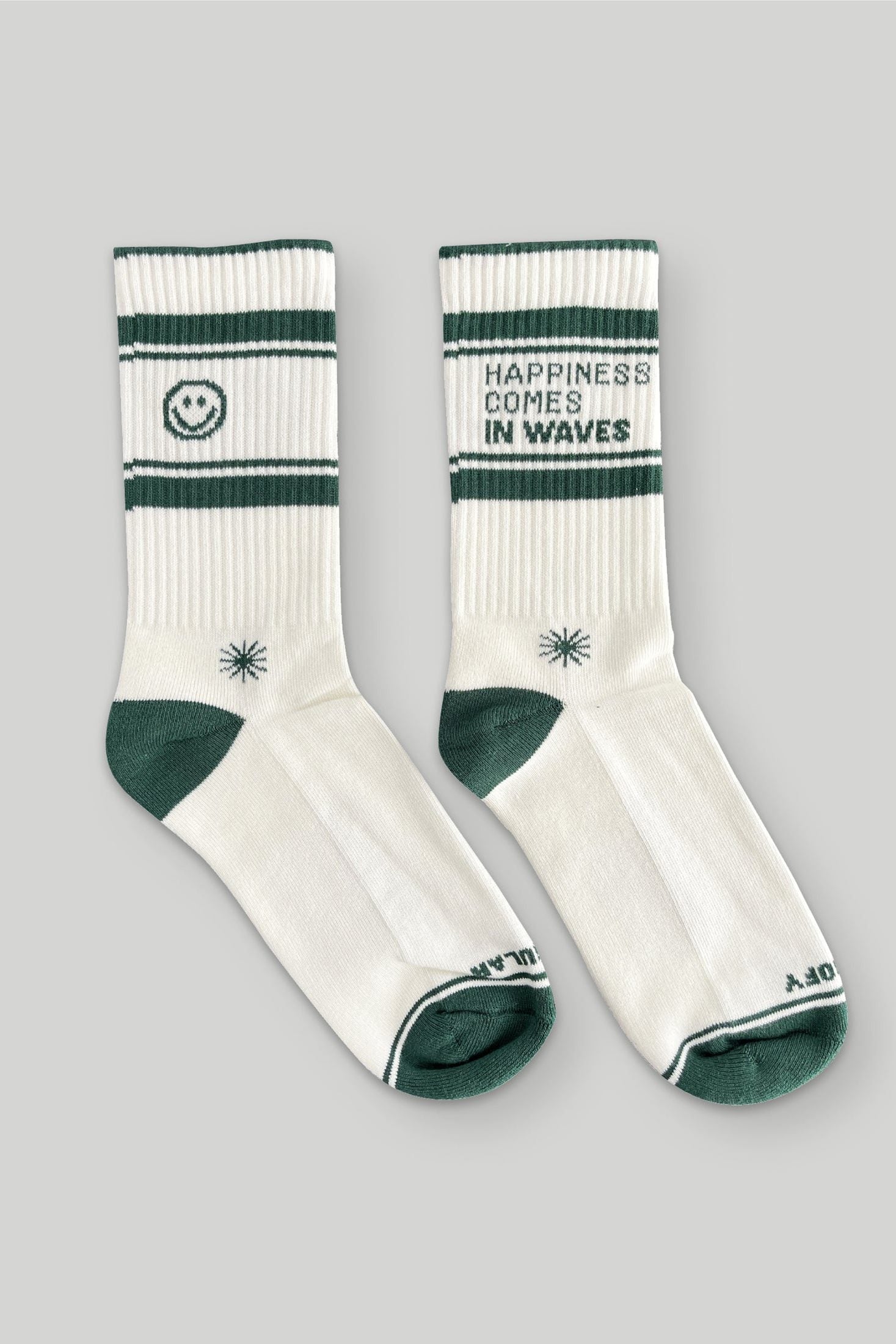 Happiness Green • In Waves Socks