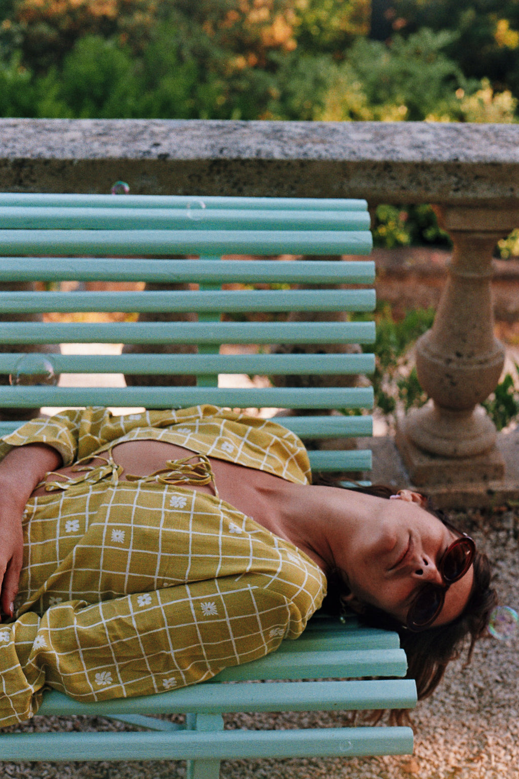 Floral Check Blouse · Lin