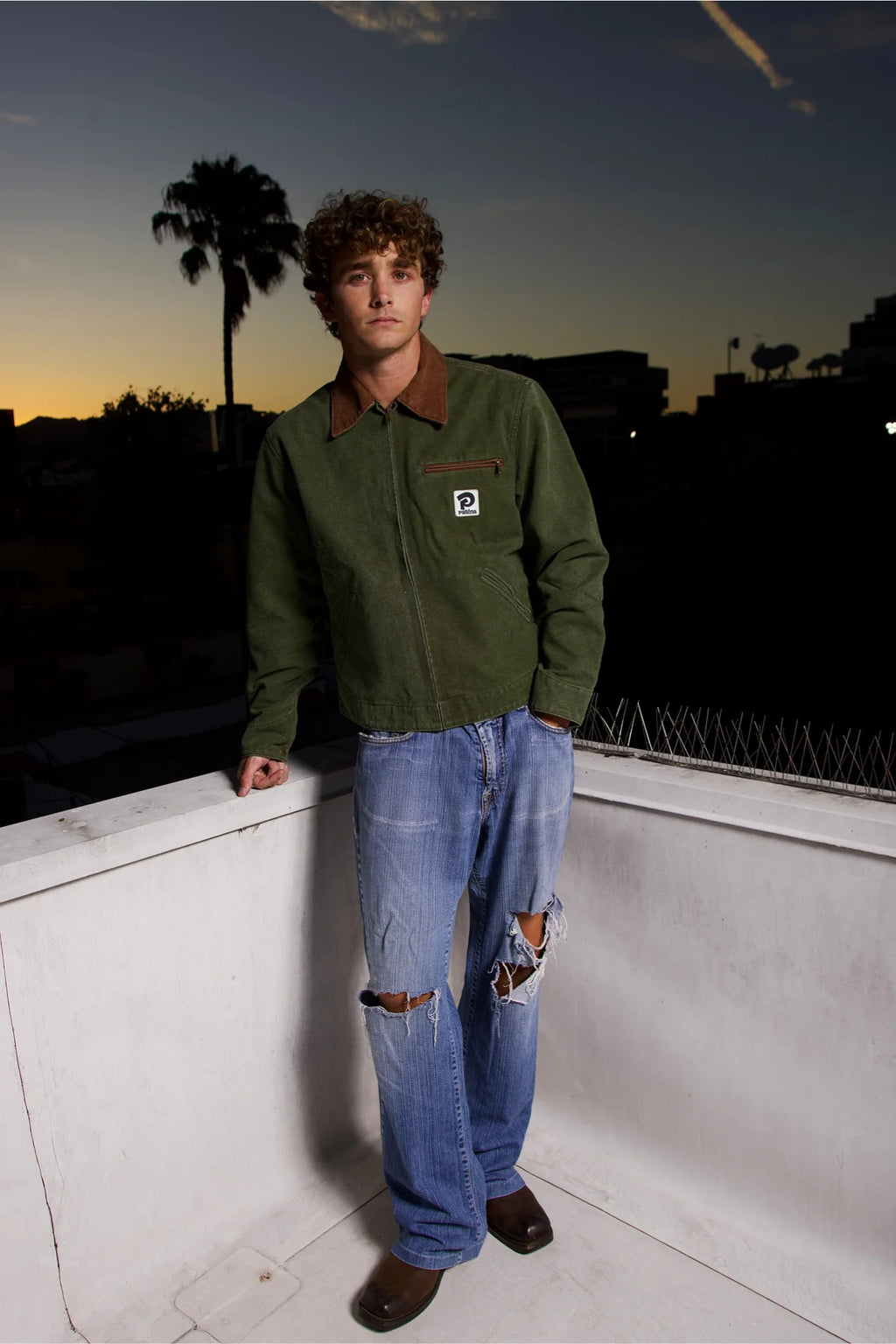 PATINA・Work Jacket・Khaki 