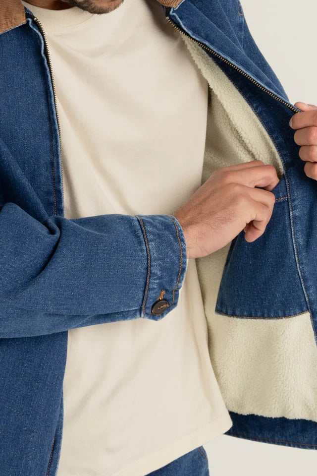 RHYTHM・Washed Denim James Jacket